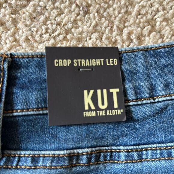 NWT Kut from the Kloth Crop Straight Leg Jeans - Picture 2 of 6